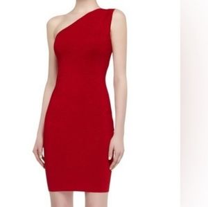 Laundry one shoulder bodycon dress